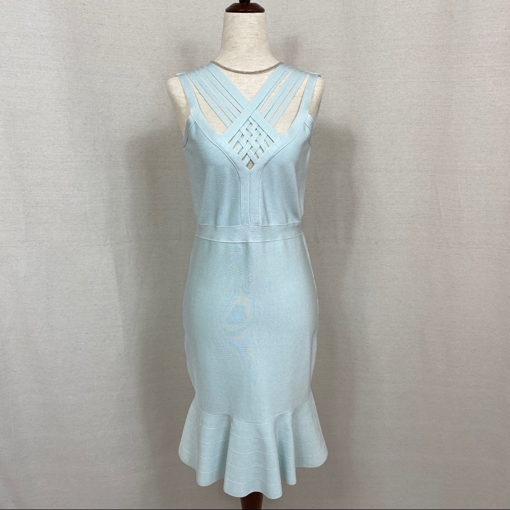 NWOT Venus Light Blue Slimming Mermaid Dress Size M